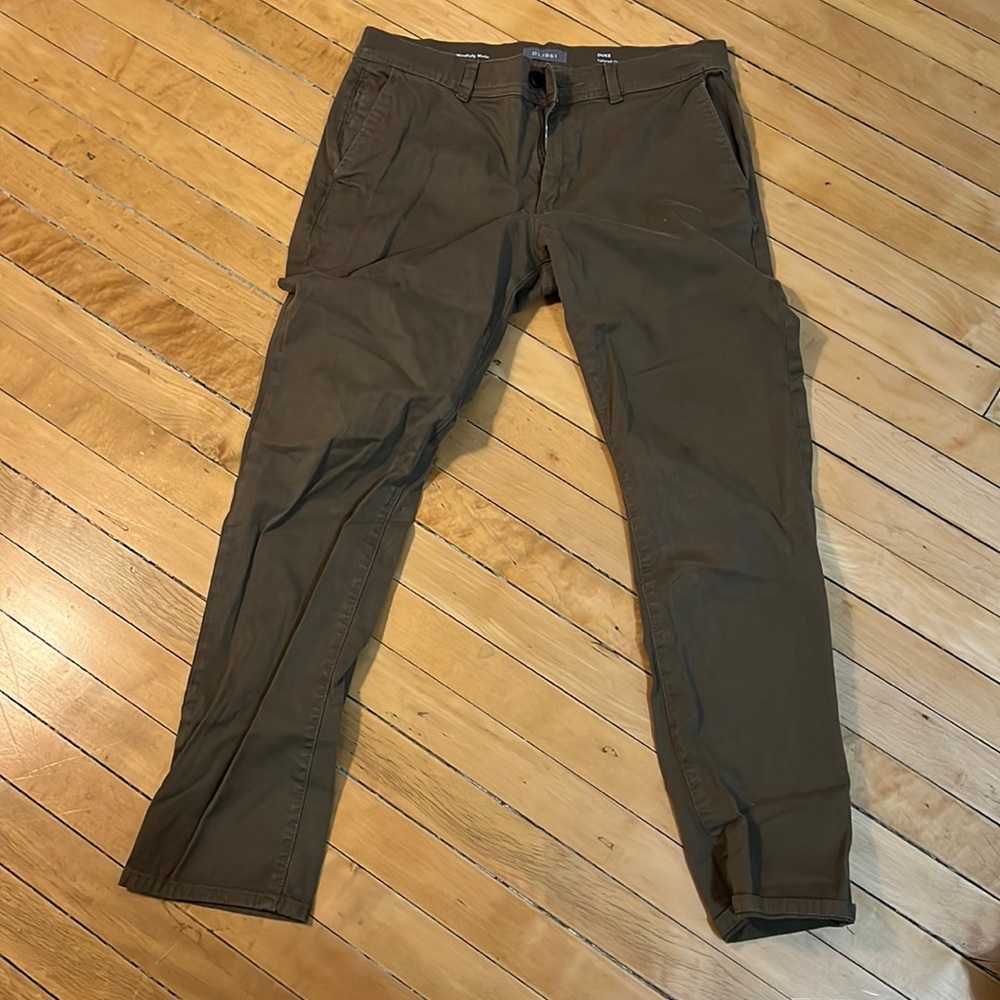 Dl 1961 duke tailored chino army green